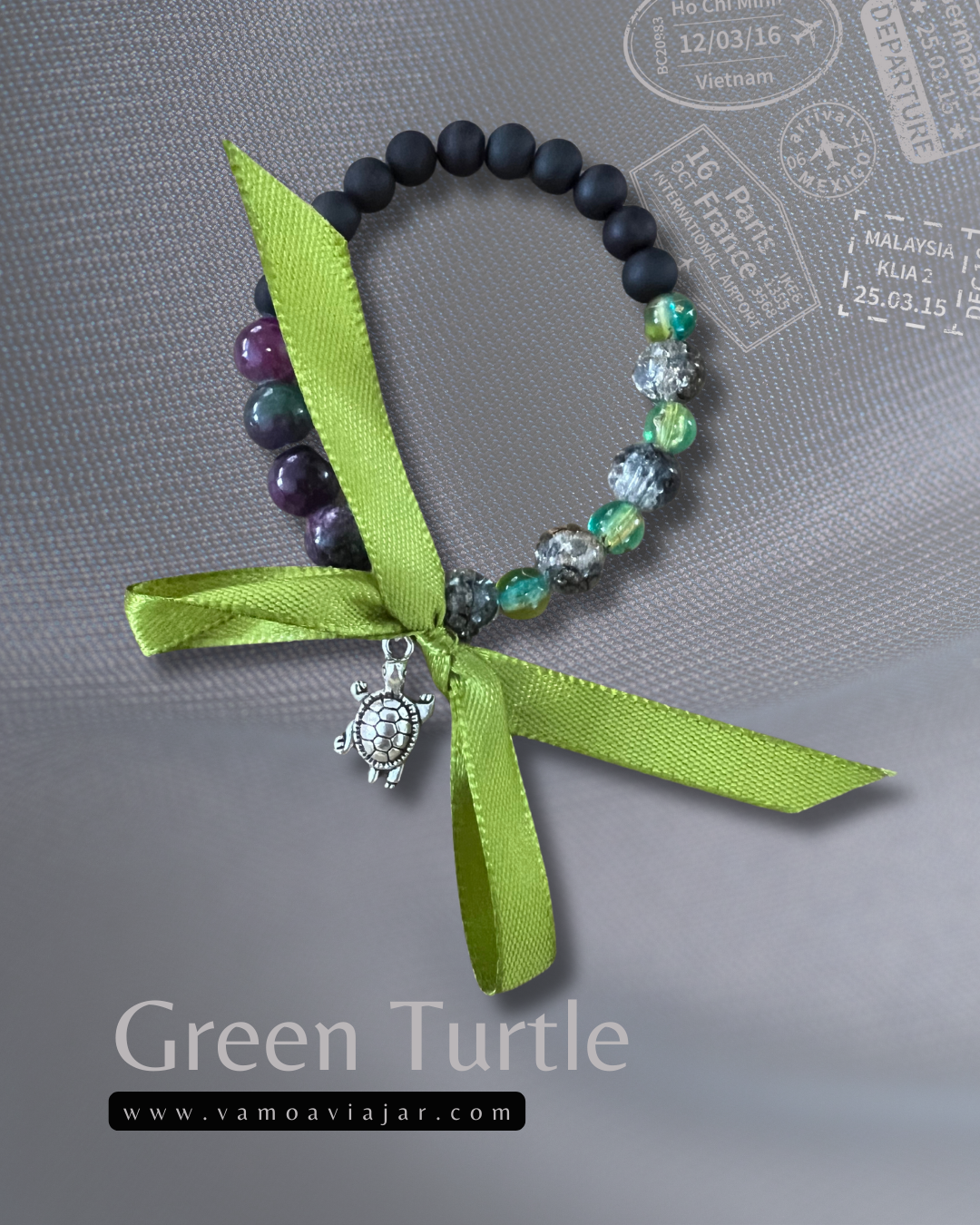 Bracelet: Green Turtle